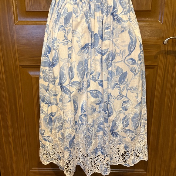 WHBM Blue & White Sundress Women's 0 - Picture 3 of 14